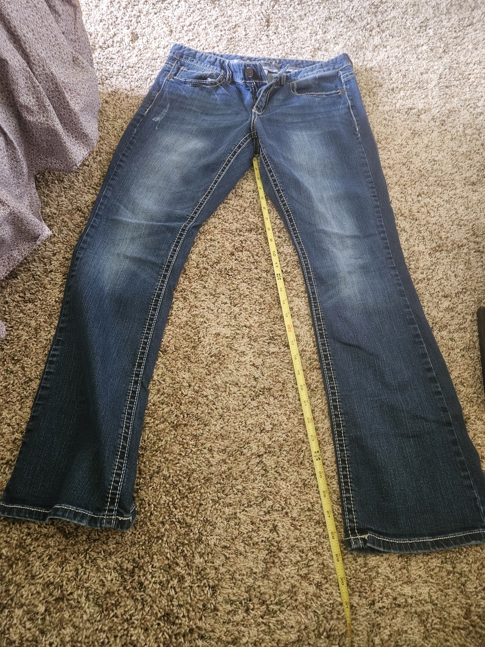 Maurices Dark Blue Flare Jeans